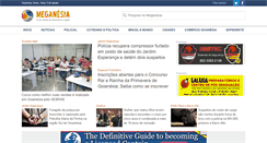 Desktop Screenshot of meganesia.com.br